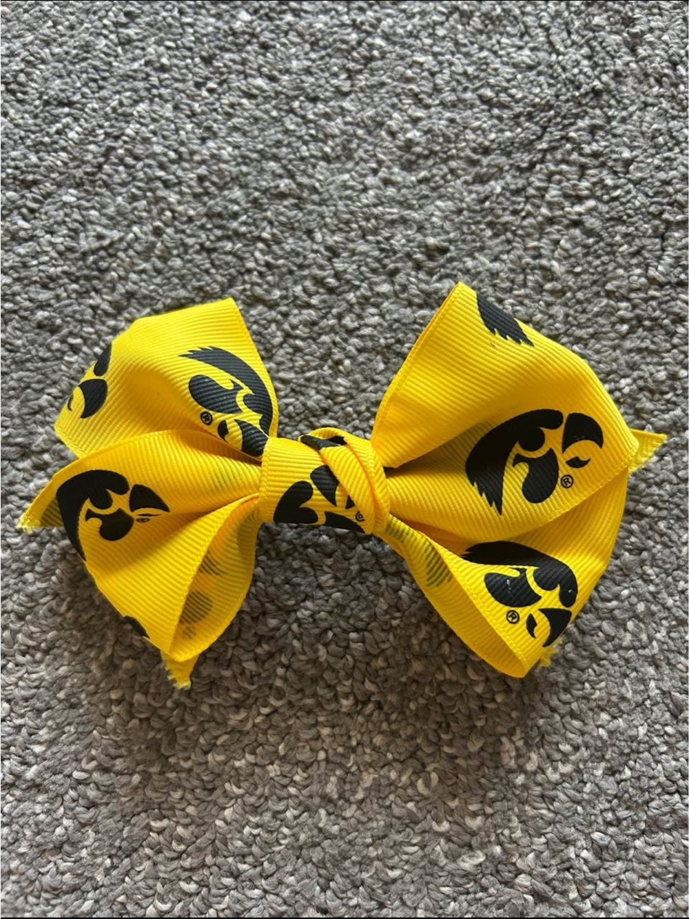 Iowa Hawkeyes Hair Bow - Accessories